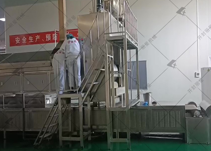 麗星粉絲粉條生產(chǎn)線，內(nèi)蒙古試機培訓(xùn)進行時