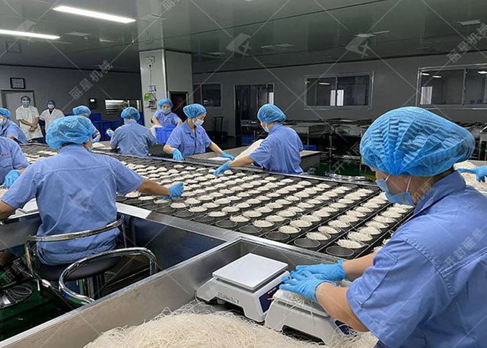 麗星速食方便粉絲設(shè)備多元化生產(chǎn)，淀粉原料適配超廣泛