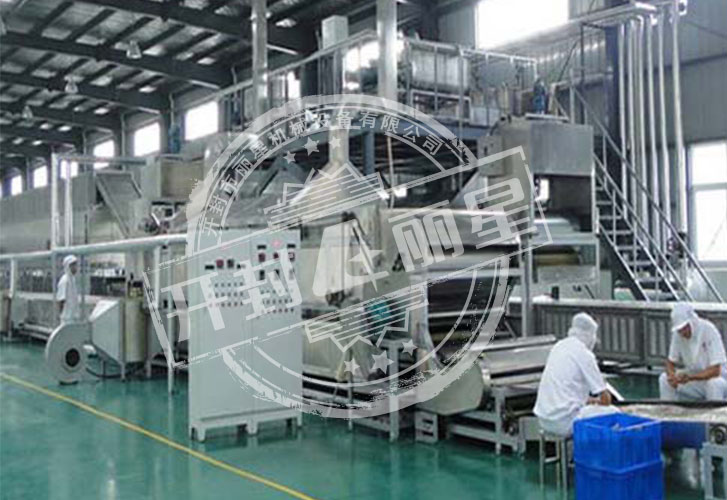 麗星綠豆粉絲機用涂布鋪漿工藝生產無礬粉絲