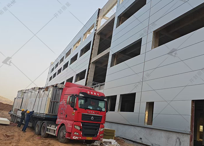 麗星大型粉絲設(shè)備配套烘干線送達(dá)安陽