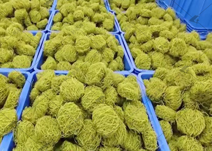 麗星方便粉絲生產(chǎn)線可加工果蔬汁粉餅，一機多用